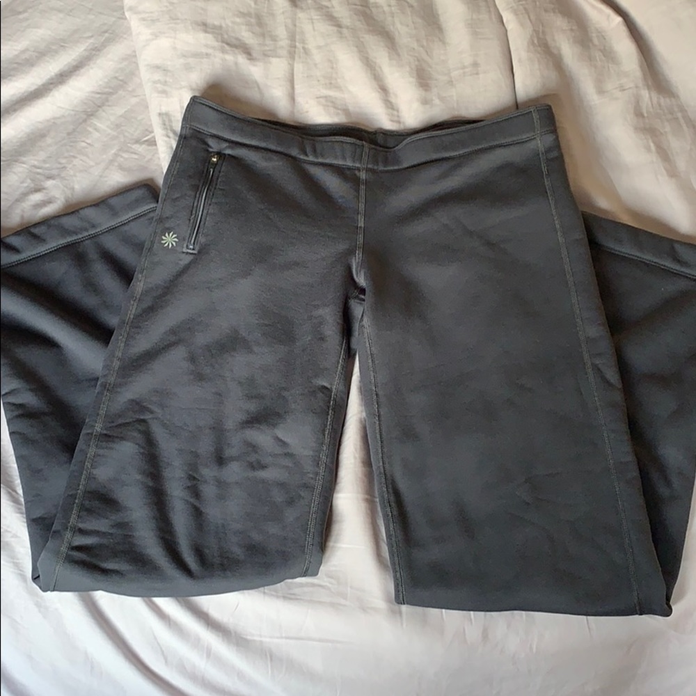 Fleece line athleta pants